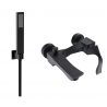 Mexen Estrella R02 batería de bañera con set de ducha, negro - 7233R02-70