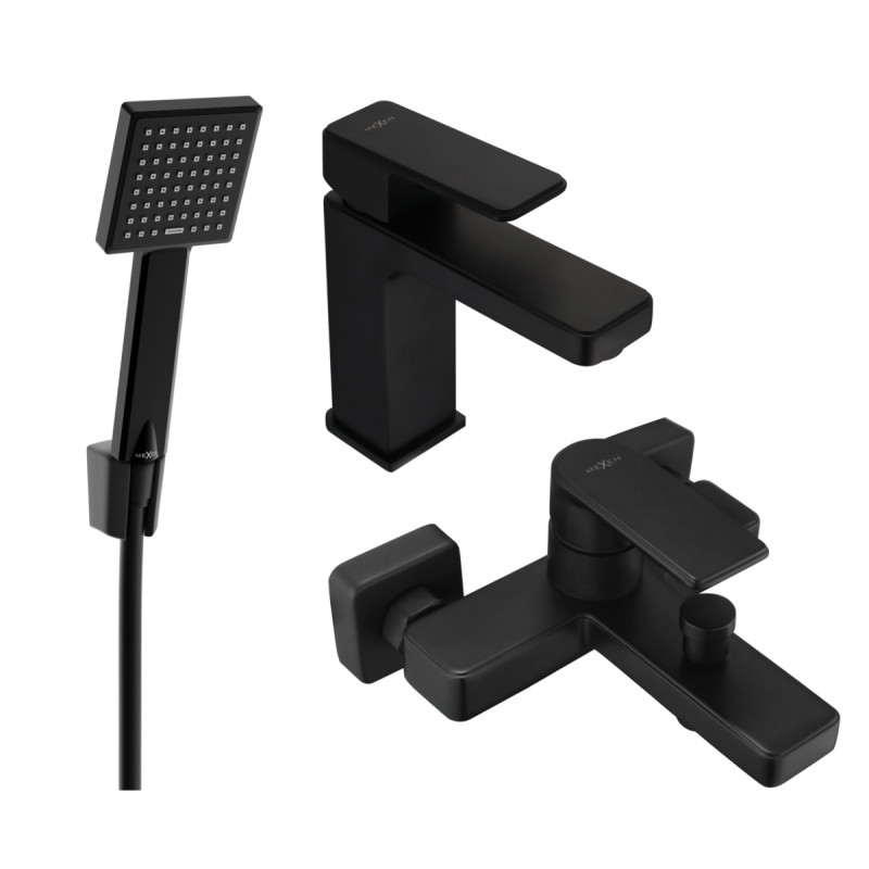 Mexen Mino R45 vannikomplekt, must - 72403R45-70