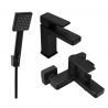 Mexen Mino R45 conjunto de baño, negro - 72403R45-70