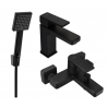 Mexen Mino R45 vannikomplekt, must - 72403R45-70