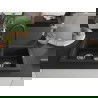 Mexen Mario Granitspüle 2-Becken mit Küchenarmatur Elia, schwarz/silber metallic - 6504-73-670101-70