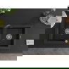 Mexen Mario Granitspüle 2-Becken mit Küchenarmatur Elia, schwarz/silber metallic - 6504-73-670101-70