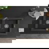 Mexen Mario 2-chamber granite sink with Elia kitchen tap, black speckled - 6504-76-670101-76
