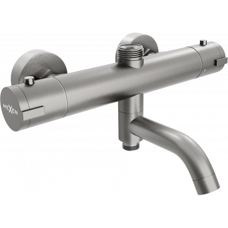 Mexen Kai thermostatic bath-shower mixer, graphite - 77900-66
