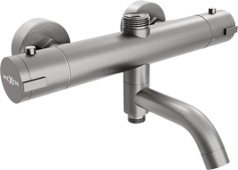 Mexen Kai grifo termostático para bañera y ducha, grafito - 77900-66