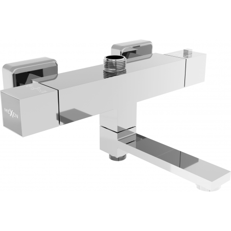Mexen Cube thermostatische Bade- und Duscharmatur, Chrom - 77910-00