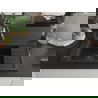 Mexen Elias granieten spoelbak met 1 bak, afdruipplaat en keukenmengkraan Elia, zwart/goud metallic - 6511-75-670101-70-B