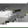 Mexen Vega rechthoekig bad 180 x 80 cm met ombouw en 1-delige scherm 50 cm, transparant, goud - 550118080X9505000050