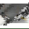 Mexen Vega rechthoekig bad 160 x 70 cm met ombouw en 1-vleugelig scherm 70 cm, transparant, goud - 550116070X9507000050