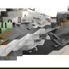 Mexen Cesar 1-bowl granite sink with drainer and Elia kitchen tap, grey - 6514-71-670101-70
