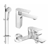 Mexen Alexa DQ40 bathtub set, chrome - 71203DQ40-00