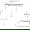 Mexen Alexa DS40 Badewannen-Set, Chrom - 71203DS40-00