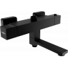 Batterie de bain-douche thermostatique Mexen Cube, noire - 77910-70