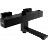 Mexen Cube thermostatic bath-shower faucet, black - 77910-70