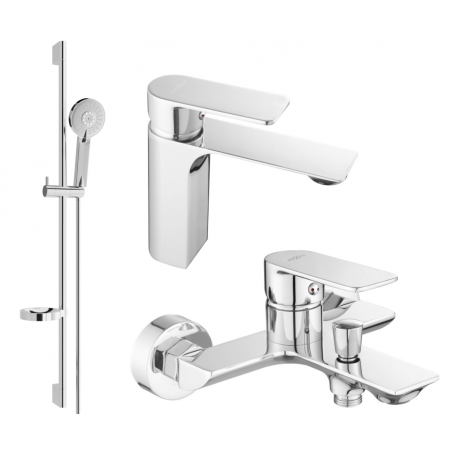 Mexen Alexa DS40 set za kadu, krom - 71203DS40-00