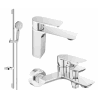 Mexen Alexa DS40 set za kadu, krom - 71203DS40-00