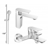 Mexen Alexa Ensemble de bain DS40, chrome - 71203DS40-00