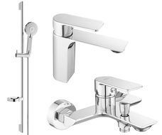 Mexen Alexa DS40 conjunto de baño, cromo - 71203DS40-00