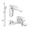 Mexen Alexa DS62 vanni komplekt, kroom - 71203DS62-00