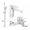 Mexen Alexa DS62 zestaw wannowy, chrom - 71203DS62-00