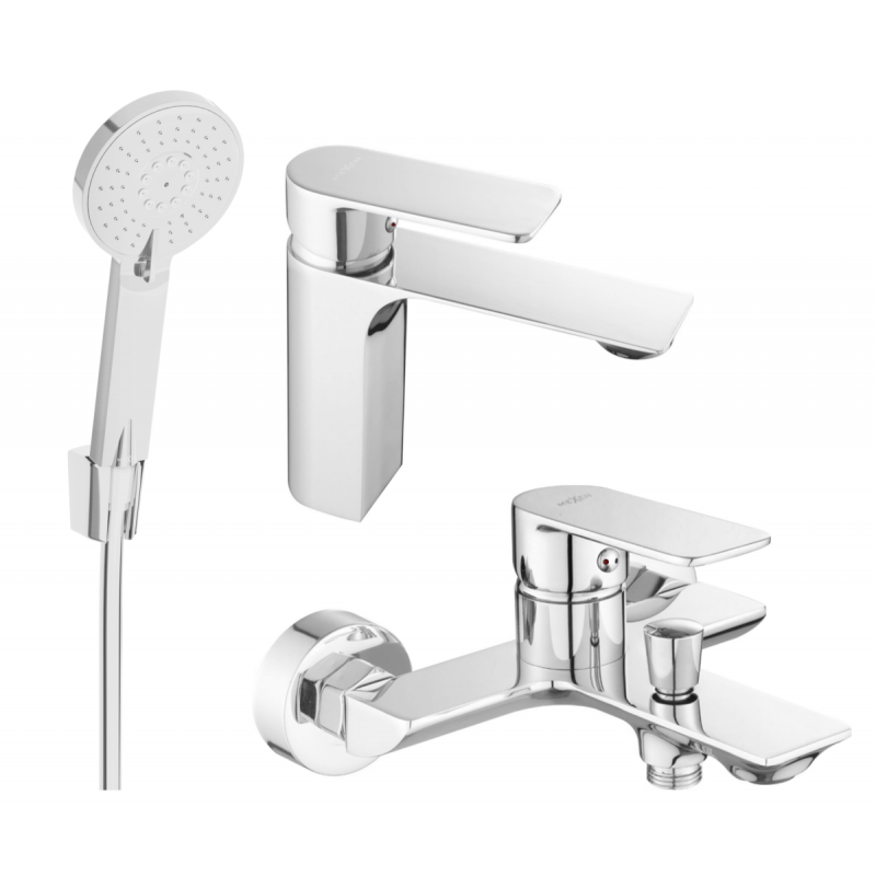 Mexen Alexa R40 conjunto de baño, cromo - 71203R40-00