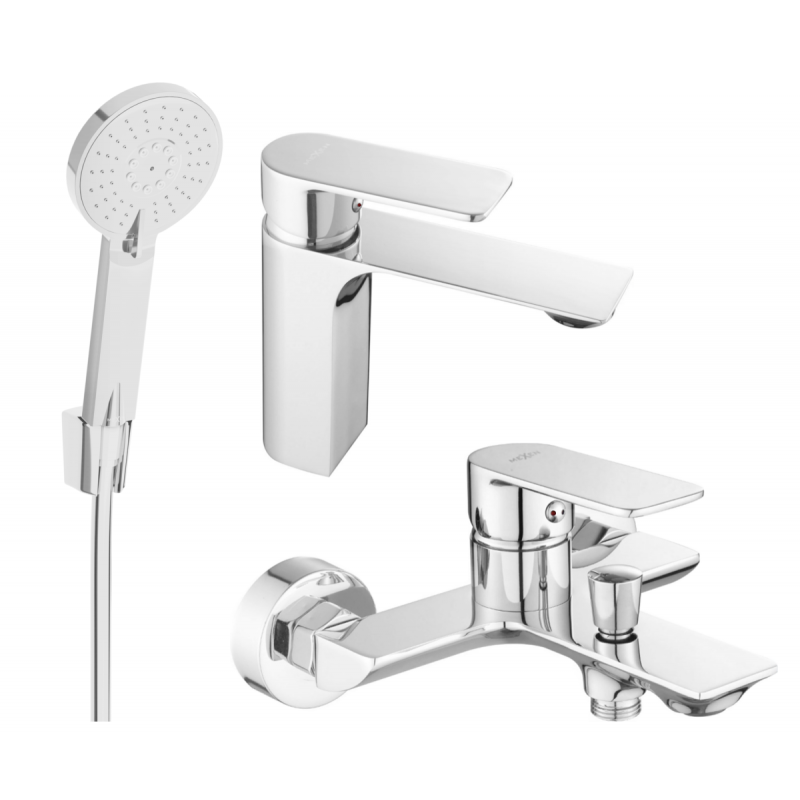 Mexen Alexa R40 juego de bañera, cromo - 71203R40-00