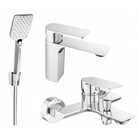 Mexen Alexa R62 vannikomplekt, kroom - 71203R62-00