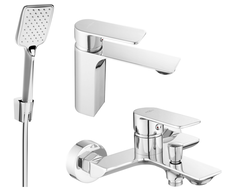 Mexen Alexa Conjunto de Banho R62, cromado - 71203R62-00