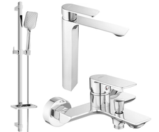 Mexen Alexa DQ62 ensemble de baignoire, chromé - 71213DQ62-00