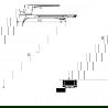 Mexen Alexa DS40 Badewannen-Set, Chrom - 71213DS40-00
