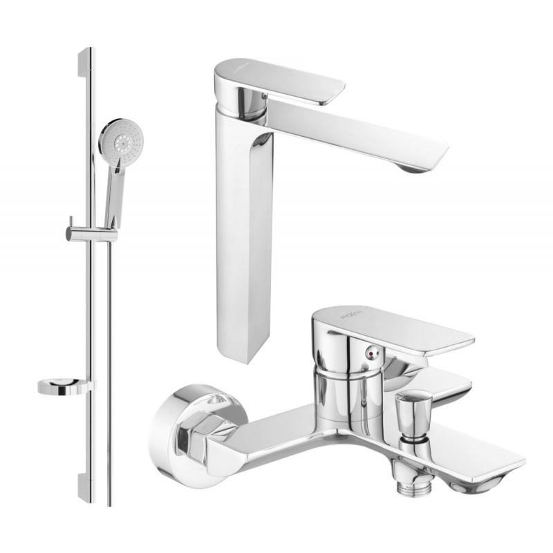 Mexen Alexa DS40 Badewannen-Set, Chrom - 71213DS40-00