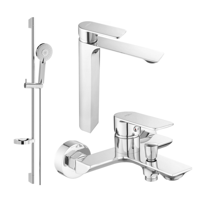 Mexen Alexa DS40 vannikomplekt, kroomitud - 71213DS40-00
