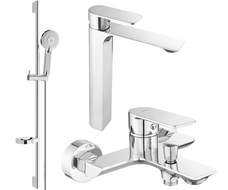 Mexen Alexa DS40 Badewannen-Set, Chrom - 71213DS40-00