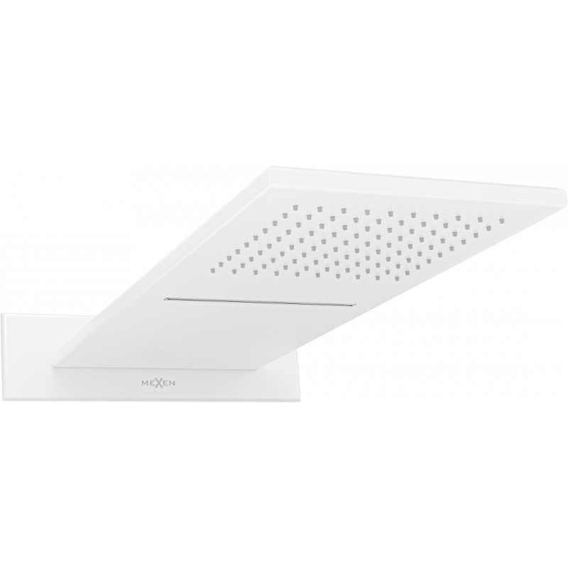 Mexen Waterfall Duschkopf schlank 50 x 22 cm, weiß - 79190-20