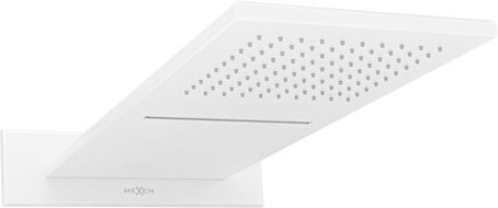Mexen Waterfall ducha slim 50 x 22 cm, blanca - 79190-20