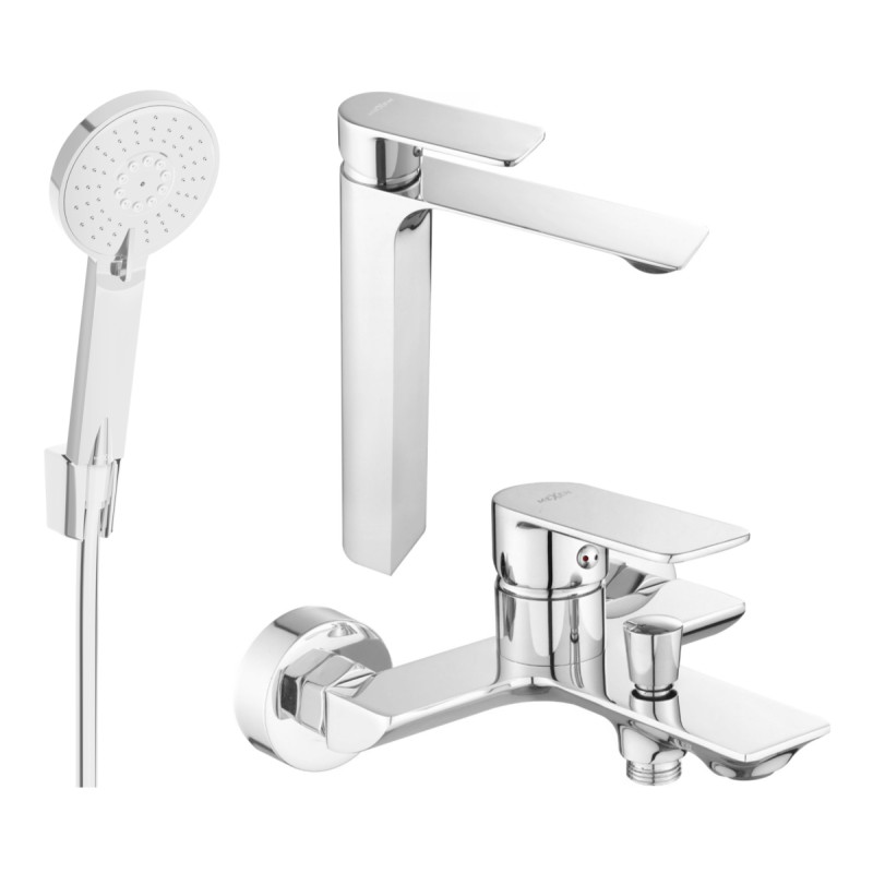 Mexen Alexa R40 Bathtub Set, Chrome - 71213R40-00