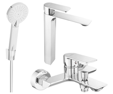 Mexen Alexa R40 kylpyammeen setti, kromi - 71213R40-00