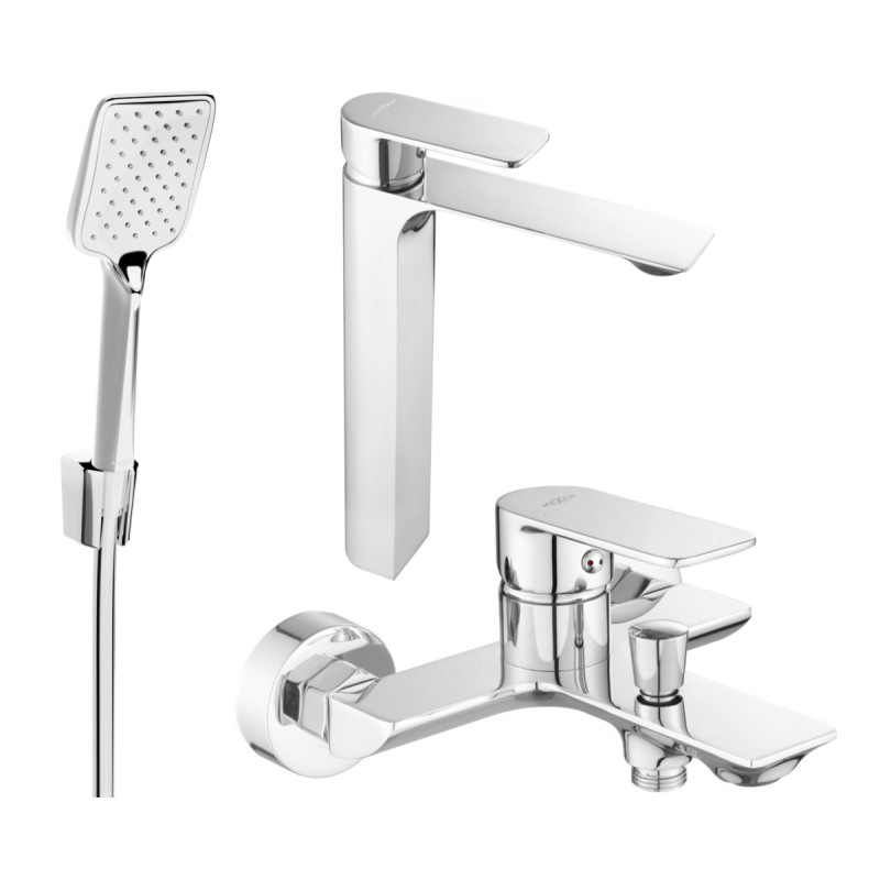 Mexen Alexa R62 vannikomplekt, kroom - 71213R62-00