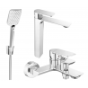 Mexen Alexa R62 vannikomplekt, kroom - 71213R62-00