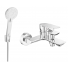 Mexen Alexa R40 bath tap with shower set, chrome - 7123R40-00