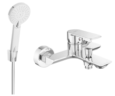 Mexen Alexa R40 Badewannenarmatur mat Duschset, Chrom - 7123R40-00