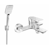 Mexen Alexa R62 grifo para bañera con conjunto de ducha, cromo - 7123R62-00