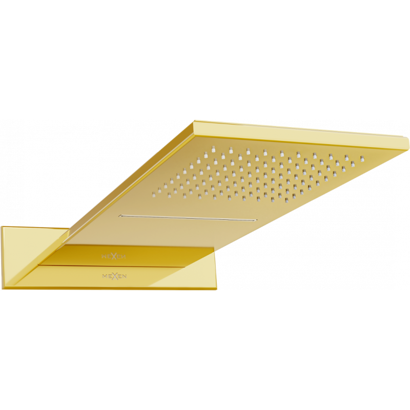 Mexen Waterfall chuveiro slim 50 x 22 cm, dourado - 79190-50