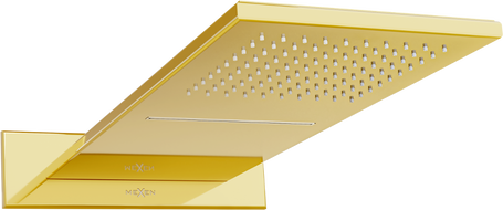 Mexen Waterfall Regendusche Slim 50 x 22 cm, Gold - 79190-50