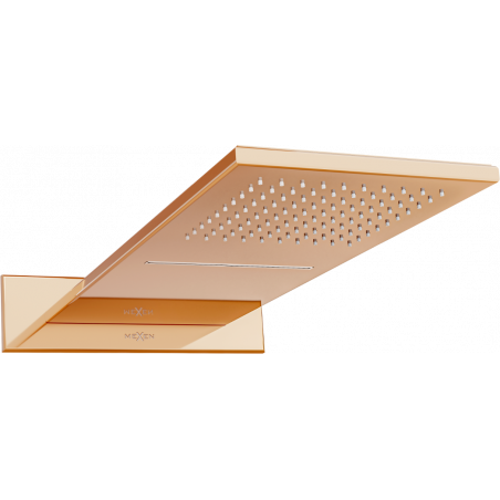 Mexen Waterfall regendouche slim 50 x 22 cm, roze goud - 79190-60