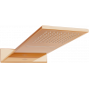 Mexen Waterfall tuš slim 50 x 22 cm, ružičasto zlato - 79190-60