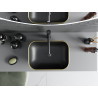 Mexen Rita countertop washbasin 45 x 32 cm, black matte/golden grid pattern - 21084579