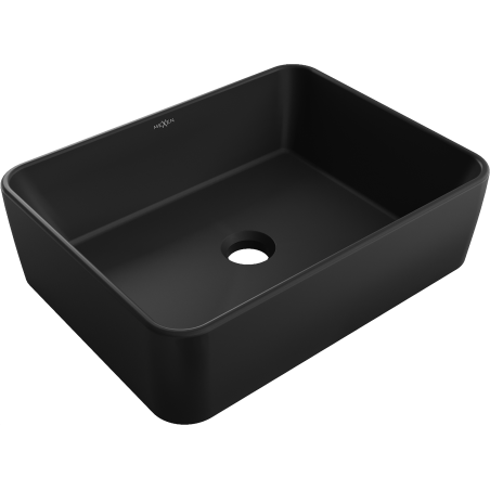 Mexen Catia countertop washbasin 48 x 37 cm, matte black - 21314885