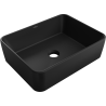 Mexen Catia countertop washbasin 48 x 37 cm, matte black - 21314885