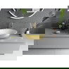 Mexen Viki opzetwastafel 48 x 35 cm, wit/goud schubbenpatroon - 21054808